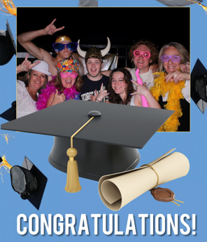 Pro Photo Booth Events provides services for graduations and more!